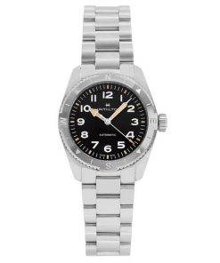 Hamilton Khaki Field Expedition Stainless Steel Black Dial Automatic H70225130 100M Men's Watch