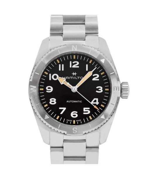 Hamilton Khaki Field Expedition Stainless Steel Black Dial Automatic H70225130 100M Men's Watch