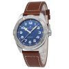 Hamilton Khaki Field Expedition Leather Strap Blue Dial Automatic H70315540 100M Men's Watch