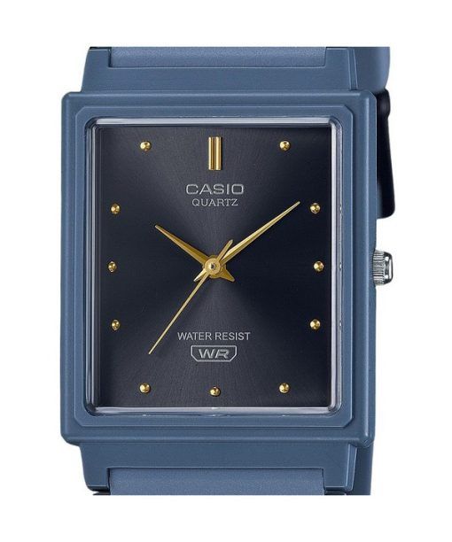 Casio POP Analog Blue Resin Strap Black Dial Quartz MQ-38UC-2A2 Women's Watch