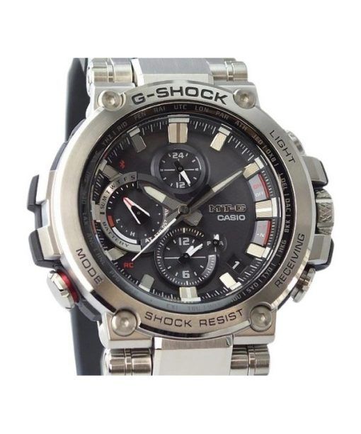 Casio G-Shock MT-G Analog Smartphone Link Resin Strap Tough Solar MTG-B1000-1 200M Mens Watch