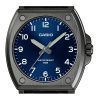 Casio Standard Analog Black Ion Plated Stainless Steel Blue Dial Quartz MTP-E730B-2AV Men's Watch