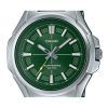 Casio Standard Analog Stainless Steel Green Dial Solar MTP-RS100D-3AV Men's Watch