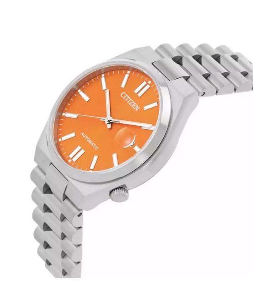 Citizen Tsuyosa Stainless Steel Orange Dial Automatic NJ0151-88Z Men's Watch