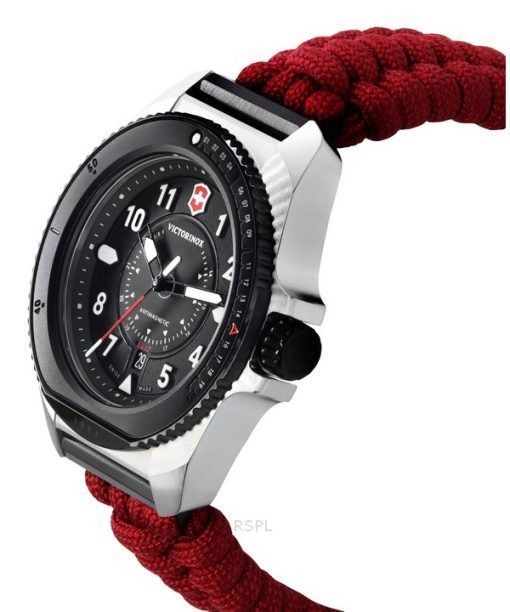 Victorinox Journey 1884 Limited Edition Paracord Strap Black Dial Quartz Diver's 242016-1 200M Men's Watch With Gift Set