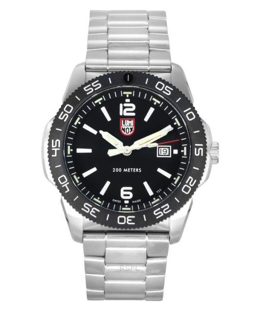 Luminox Pacific Diver Stainless Steel Black Dial Quartz XS.3122 200M Men's Watch