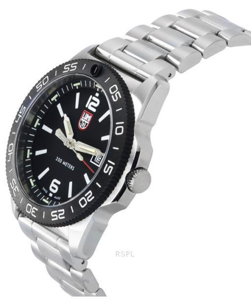 Luminox Pacific Diver Stainless Steel Black Dial Quartz XS.3122 200M Men's Watch