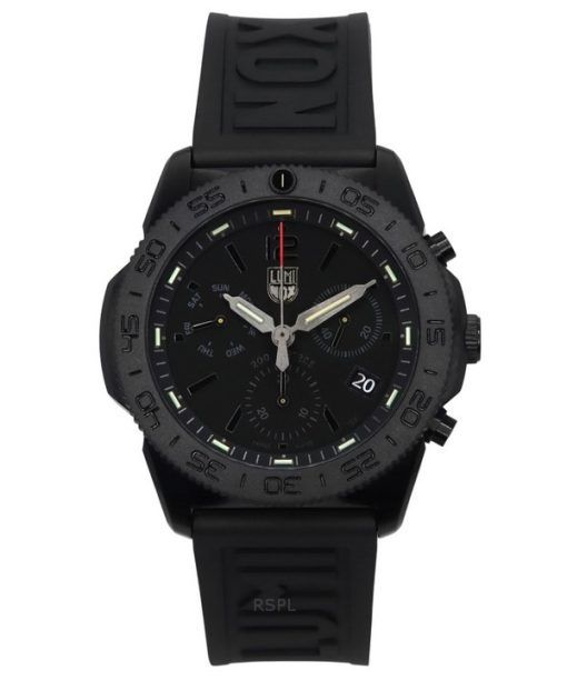 Luminox Pacific Diver Chronograph Rubber Strap Black Dial Quartz XS.3141.BO 200M Men's Watch