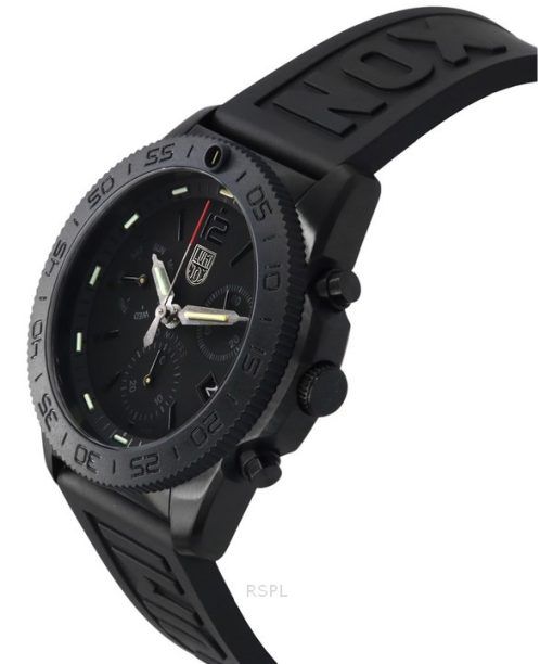 Luminox Pacific Diver Chronograph Rubber Strap Black Dial Quartz XS.3141.BO 200M Men's Watch