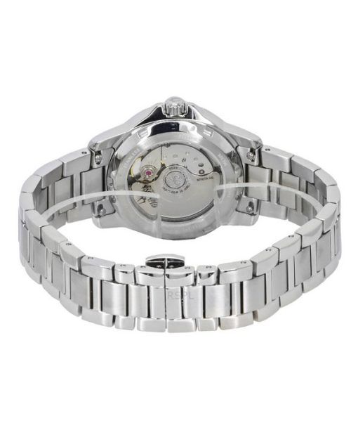 Bulova Marine Star Stainless Steel Mother Of Pearl Dial Automatic 96L326 100M Women's Watch