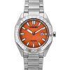 Citizen Eco-Drive Stainless Steel Orange Dial BM7630-80Z 100M Men's Watch