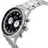 Citizen Eco-Drive Chronograph Stainless Steel Black Dial CA4500-91E 100M Men's Watch