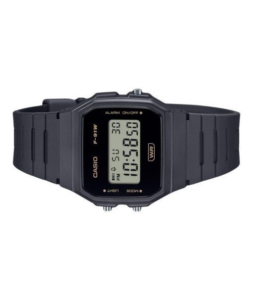 Casio POP Digital Gray Bio Based Resin Strap Quartz F-91WB-8A Unisex Watch