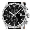 Festina Timeless Chronograph Leather Strap Black Dial Quartz F16760-4 Men's Watch