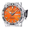 Festina The originals Stainless Steel Orange Dial Quartz Diver's F20665-5 200M Men's Watch