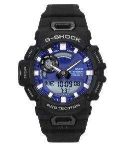 Casio G-Shock G-Squad Analog Digital Smartphone Link Bio-Based Resin Strap Blue Dial Quartz GBA-900CB-1A 200M Men's Watch