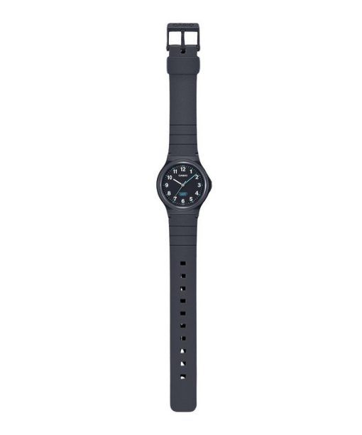 Casio Pop Analog Black Bio Based Resin Strap Black Dial Quartz LQ-24B-1B Women's Watch