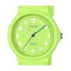 Casio Pop Analog Lime Green Bio Based Resin Strap Lime Green Dial Quartz LQ-24B-3B Women's Watch