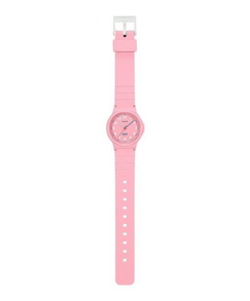 Casio Pop Analog Pink Bio Based Resin Strap Pink Dial Quartz LQ-24B-4B Women's Watch