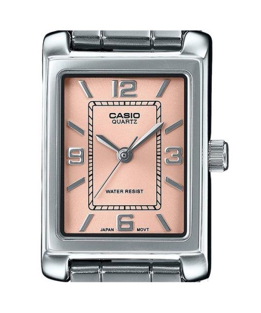 Casio Standard Analog Stainless Steel Pink Dial Quartz LTP-1234DD-4A Women's Watch