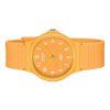 Casio POP Analog Bio Based Resin Strap Orange Dial Quartz MQ-24B-9B Unisex Watch