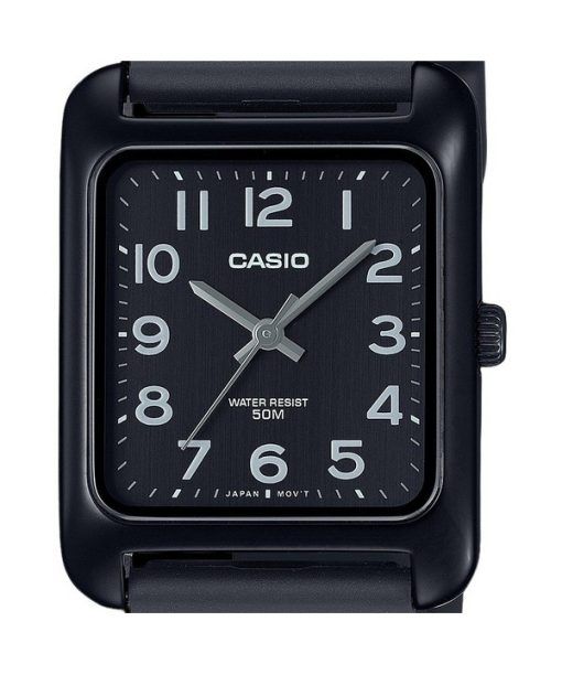 Casio Standard Analog Resin Strap Black Dial Quartz MTP-B175-1BV Men's Watch