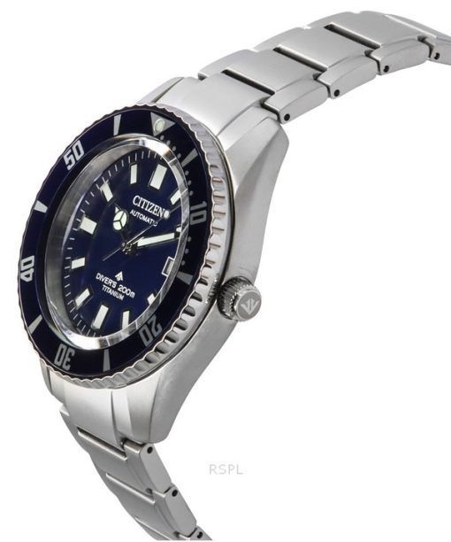 Citizen Promaster Fujitsubo Super Titanium Blue Dial Automatic Diver's NB6021-68L 200M Men's Watch