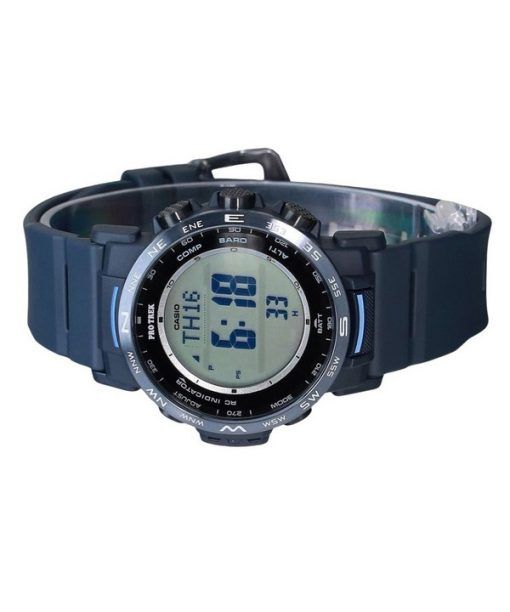 Casio ProTrek Climber Line Digital Blue Bio Based Resin Tough Solar PRW-35Y-2 100M Men's Watch