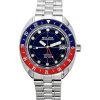 Bulova Oceanographer GMT Stainless Steel Blue Dial Automatic Divers 96B405 200M Mens Watch