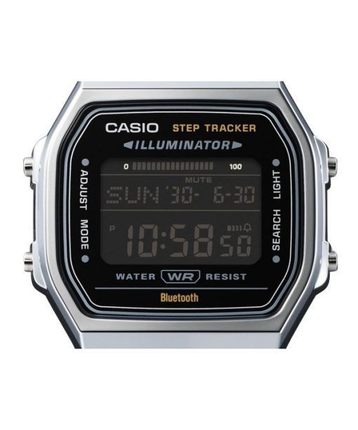 Casio Vintage Digital Smartphone Link Stainless Steel Quartz ABL-100WE-1B Unisex Watch