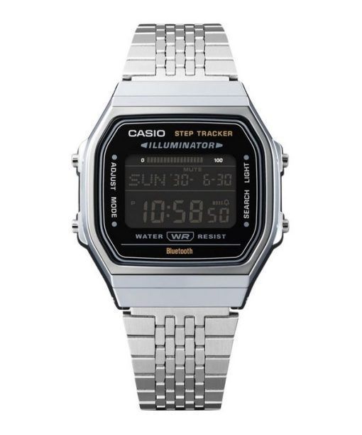 Casio Vintage Digital Smartphone Link Stainless Steel Quartz ABL-100WE-1B Unisex Watch