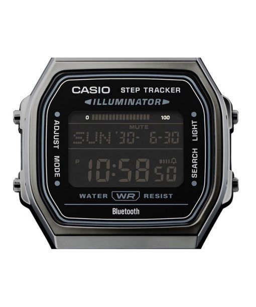 Casio Vintage Digital Smartphone Link Stainless Steel Quartz ABL-100WEGG-1B Unisex Watch