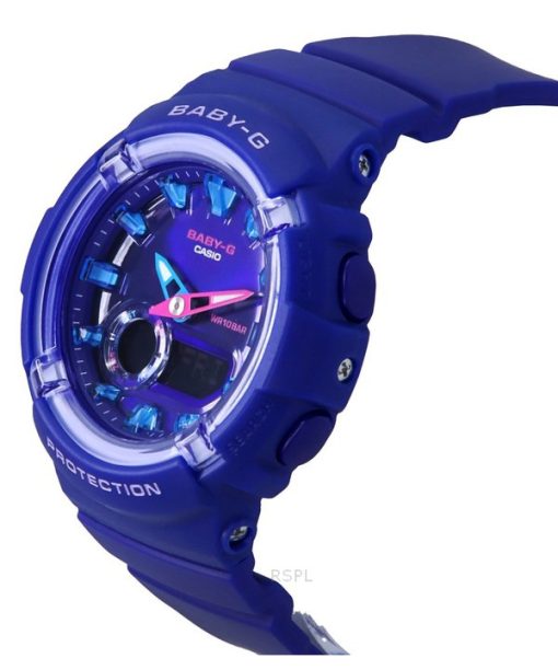 Casio Baby-G Analog Digital Resin Strap Blue Dial Quartz BGA-280DN-2A 100M Women's Watch