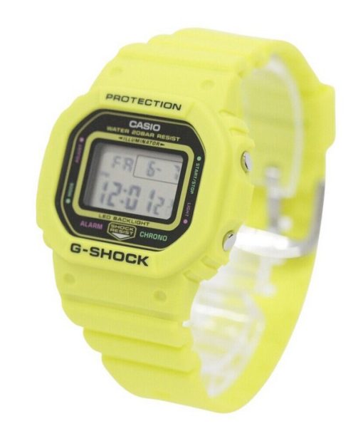 Casio G-Shock Energy Pack Series Digital Yellow Bio Based Resin Strap Quartz GMD-S5600EP-9 200M Womens Watch