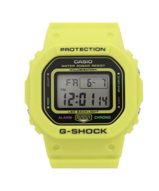 Casio G-Shock Energy Pack Series Digital Yellow Bio Based Resin Strap Quartz GMD-S5600EP-9 200M Womens Watch