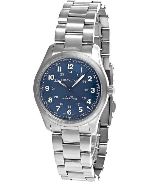 Hamilton Khaki Field Titanium Blue Dial Automatic H70205140 100M Men's Watch