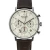 Iron Annie Bauhaus Chronograph Vegan Leather Strap Cream Dial Solar 50865n Mens Watch