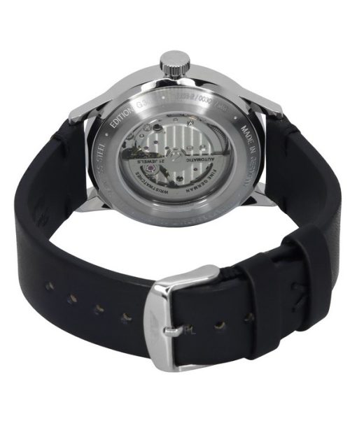 Iron Annie G38 Leather Strap Black Dial Automatic 53682 100M Mens Watch