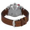 Iron Annie F13 Tempelhof Chronograph Brown Leather Strap Black Dial Quartz 56882 Mens Watch