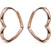 Pandora Asymmetric Heart Hoop Earrings 288307 For Women