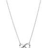 Pandora Moments Infinity Sterling Silver Collier Necklace With Clear Cubic Zirconia 398821C01-50 For Women