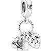 Pandora Baby Bottle and Shoes Dangle Charm 798106CZ For Women