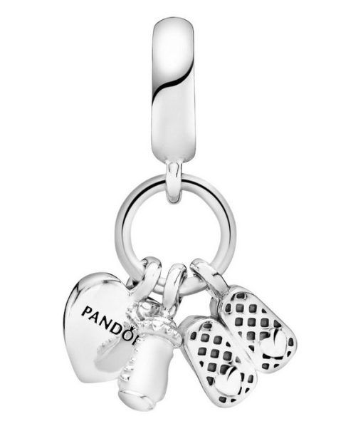 Pandora Baby Bottle and Shoes Dangle Charm 798106CZ For Women