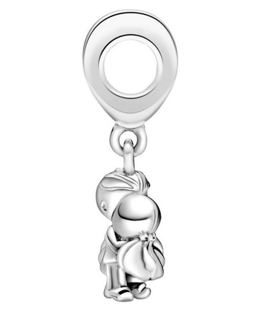 Pandora Married Couple Sterling Silver Dangle Charm With Clear Cubic Zirconia 798896C01 For Women