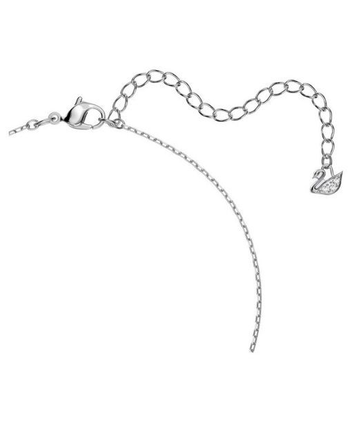 Swarovski Una Rhodium Plated And Zirconia Necklace 5286137 For Women