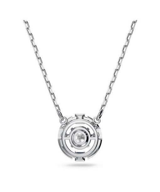 Swarovski Una Rhodium Plated And Zirconia Necklace 5286137 For Women