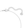 Swarovski Stilla Attract Rhodium Plated And Zirconia Necklace 5510696 For Women