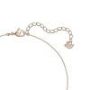 Swarovski Stilla Attract Clear Crystals And Rose Gold Tone Necklace 5510698 For Women