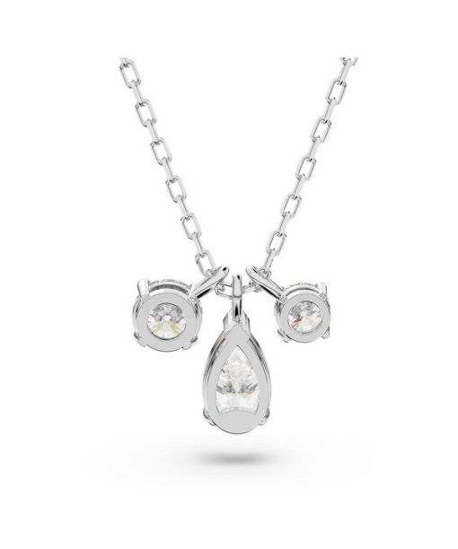 Swarovski Mesmera Rhodium Plated And Zirconia Pendant 5571077 For Women