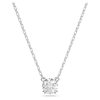 Swarovski Stilla Rhodium Plated And Zirconia Pendant 5636706 For Women